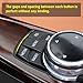 Jaroxn Compatible with BMW iDrive Button Replacement Multimedia iDrive Control Button for 1' F20/2' F22/3' F30 F31/4' F32 F33/5' F10/7' F01/X1 F48/X3 F25/X4 F26/X5 F15/X6 F15, 7PCS