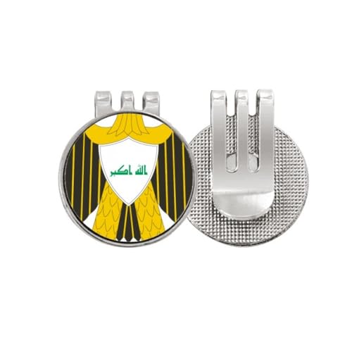Marqueur de balle de golf pays marque place aimanté et clip de casquette golf
