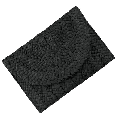 Image of Straw Clutch Bag for Women Envelope Woven Clutch Handbag Summer Beach Purse