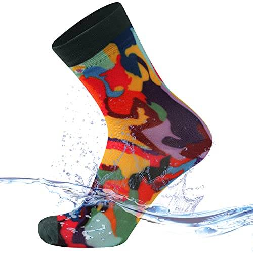 SuMade 100% wasserdichte Socken, für Herren und Damen, Outdoor, winddicht, Angeln, Jagd, Wandern, Trekking