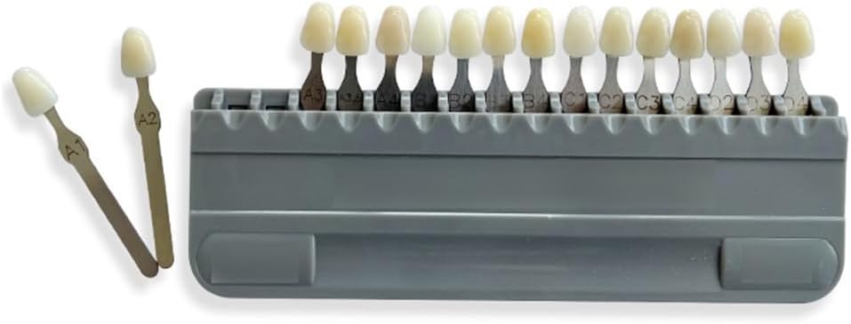 Dentals Bleaching Shade Guide Comparison Board 16/29 Color Whiten Aesthetic Porcelain Tooth Colors Plate