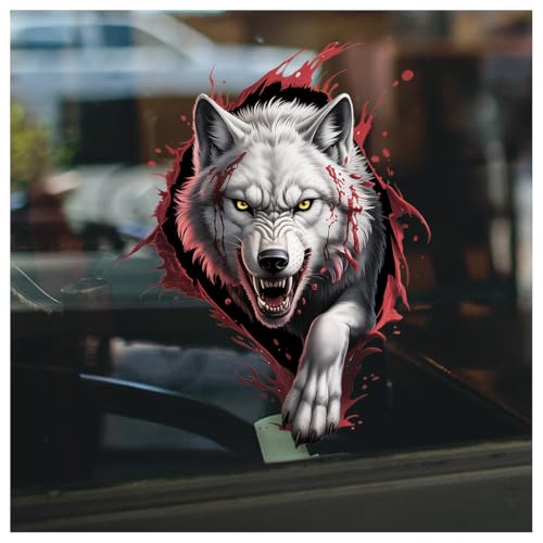 Wolf Claw Decal Fierce Wolf Paw Print Sticker, Waterproof Vinyl for Car, Truck, Laptop, Window, Motorcycle, Animal Lover Gift, Wild Art Decor 7 Inches