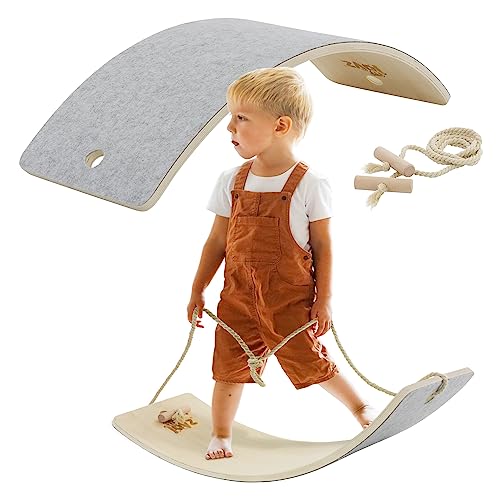 JUNSHUO 5-tlg. Gleichgewicht Schrittsteine - Sensorische Spielzeug, EPP Schaum, Blumenform