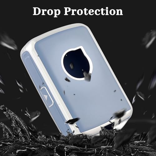OFF WE GO for Volvo Key Fob Cover, Soft TPU Protection Key Fob Case Compatible with Volvo XC40 XC60 XC90 S60 S90 V60 V90 Polestar 1 Polestar 2 Smart Car Key Accessories (Silver Blue) by OFF WE GO - Image 5