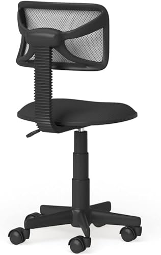 Miniatura 2 de Cómodo soporte de malla para el respaldo de la silla de oficina | Cómodo diseño de respaldo medio inclinado transpirable con cojín de asiento