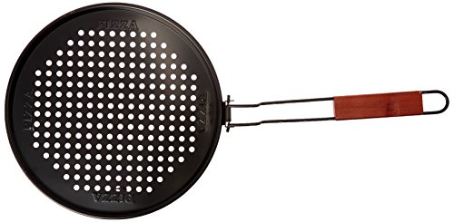 Charcoal Companion Non-Stick 12.75-inch Pizza Grilling Pan