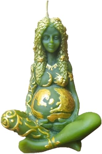 Gaia - Molde de de vela de madre de la tierra molde de silicona para hacer velas 3D molde de cera perfumada resina epoxi moldes de decoración de yeso