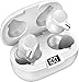 Auricolari Bluetooth 5.0 Cuffie Senza Fili con Display LED, Wireless Sport In-ear con Custodia di Ricarica USB-C, Stereo Earbuds con Microfono e Touch Control, IPX6 Impermeabile per Gym,Lavoro
