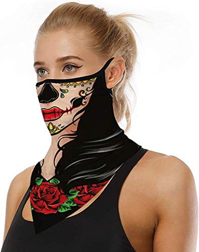 Gogogoal Unisex Bandana Fasion Máscara Bufanda Fasion Rave Pasamontañas Cuello Polainas Paño de Polvo Lavable Viento Motocicleta Máscara Mujeres Hombres