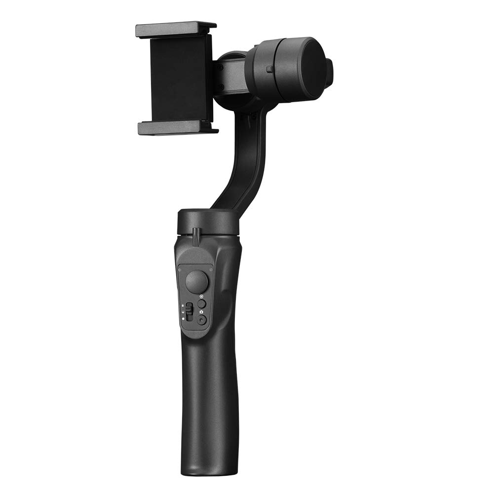 Ręczny stabilizator gimbala, 3-osiowy regulowany stabilizator wideo H4, kompatybilny z iPhone X 8, 7 Plus, Samsung Galaxy S10, S9, Huawei i innymi, automatyczne panoramy, funkcja poklatkowego i