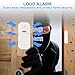 Cuteefun Tür Alarm Sensor, 2 Fernbedienungen, 130dB Superlauter Tonalarm, Einstellbare Lautstärke...