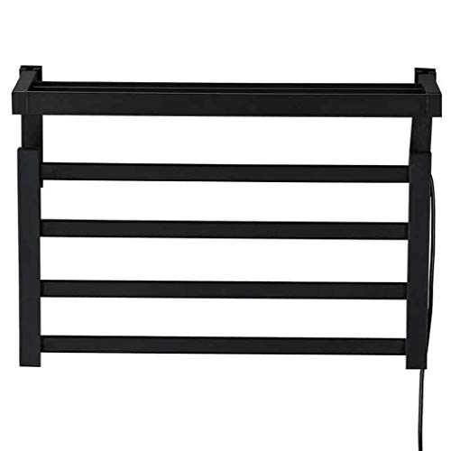 Towel Warmers ALUK- Toallero Eléctrico, Toallero Termostático Inteligente Plegable De Aluminio para Baño, Rejilla De Calefacción con Soldadura Fuerte De Carbono para El Hogar, Se Utiliza En El Baño