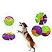 HFLSMHU Unique-Shaped Plastic Flying Disc Toy for Dogs - Training and Interactive Outdoor Play(Small)