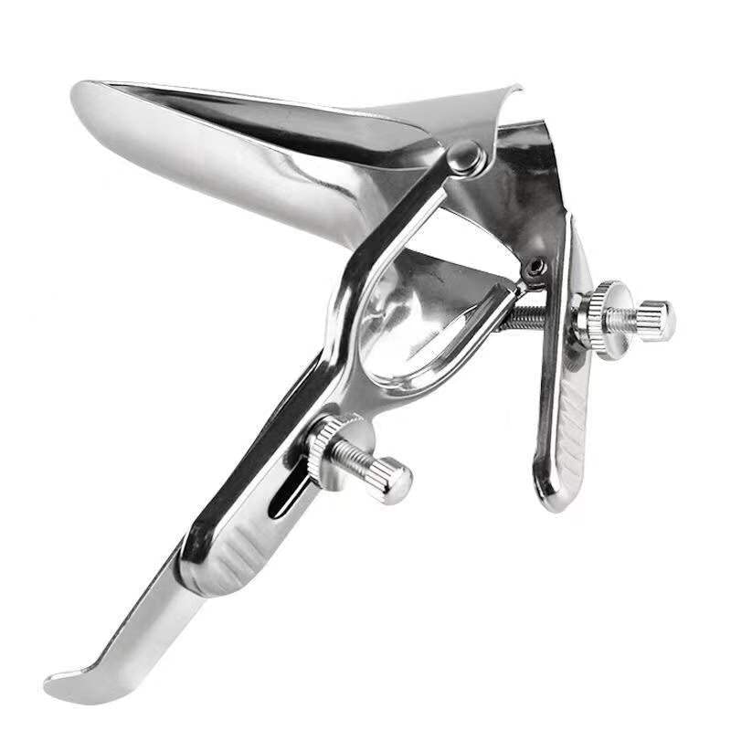 Medical vaginal dilator with light stainless steel peeping vaginal dilator gynecological private part expansion inspection tool