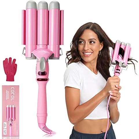 3 Fässer Welleneisen für haare 32mm Lockenstab Cover