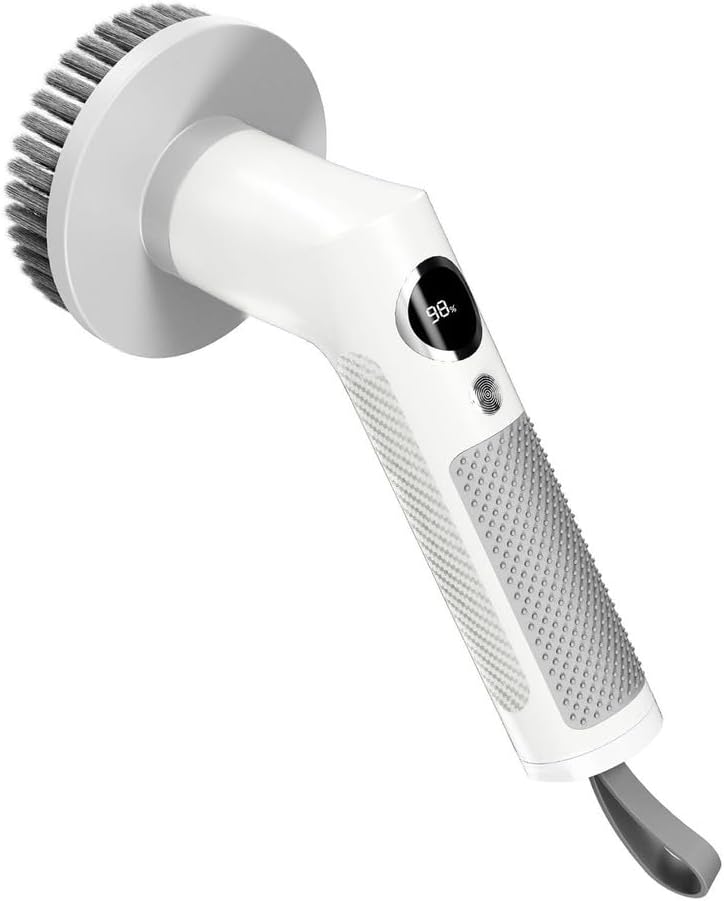 Cleaning Tools Electric, Multi-Function Electric Spin Scrubber Kitchen Accessories Cleaning Tool Cleaning Brush for Bathroom Bathtub Tile