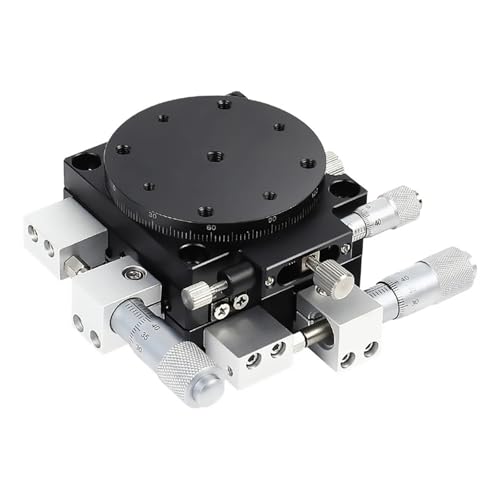 XYR axis 90 * 90mm LS90-LM Displacement Platform Manual 3-axis Adjustment
