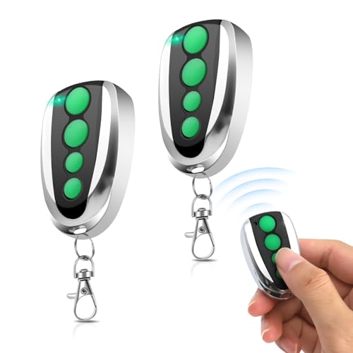 433,92MHz Telecommande Compatible avec All TOPENS M1,4 canaux télécommande Porte de Garage pour ouvre-Portail Coulissant Automatique,Lot de 2