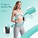 VIJLXI Pilates Kit, Home Pilates Equipment with Pilates Ring, Ball & 4 Resistance Bands, Core Strength Training for Flexibility & Muscle Toning