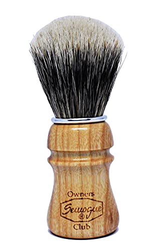 Semogue Owners Club Pinsel - SOC Dachshaar Borste Melange Eschenholz