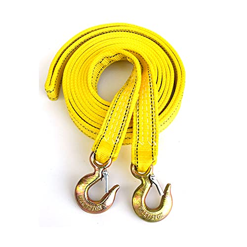 YKMYXZ, Corda da traino pesante per il salvataggio stradale, 8 t/5 m, con 2 ganci di sicurezza per autocarri, fune da traino fuoristrada (Eagle Claw Hook)