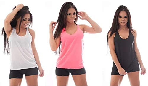 kit 8 regatas nadador + 5 tops nadador feminino academia fitness (m, diversas)