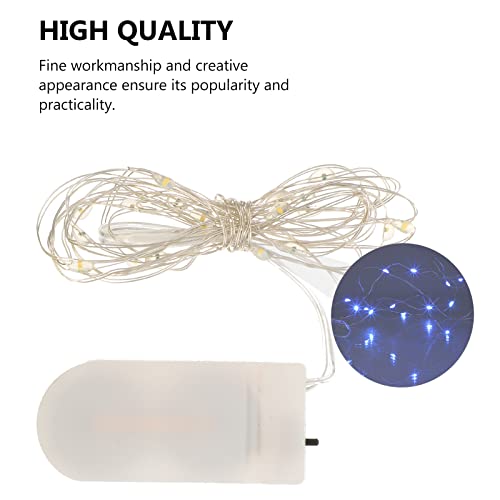 6pcs pequena corda de corda de presente de presente decoração de luz de decoração de natal
