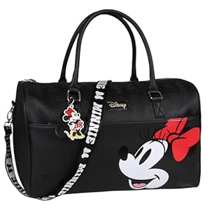 Myszka Minnie Disney Czarna torba podróżna