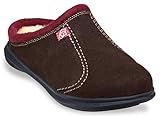 Spenco Women's Supreme Slide Slipper, Chocolate, 11.5