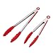 Kitchen Tongs,Xpatee 9 Inch & 12 Inch Heat Resistant Cooking Tongs with Silicone Tips for BBQ,Salads,Grilling,Serving and Fish Turning