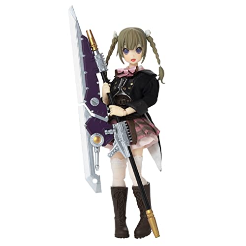 Azon International ALC063-KLR 1/12 Scale Doll, Assault Lily Series, No. 063, Assault Lily Gaiden Kishimoto Lucia Kurimoto Version 2.0, Total Height Approx. 5.5 inches (14 cm)