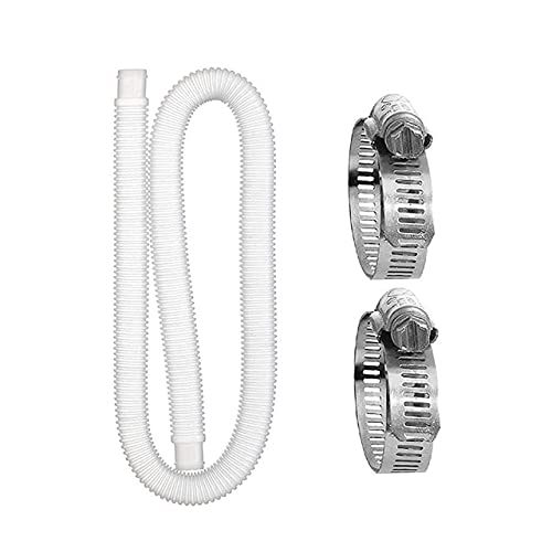 Tuyau De Rechange 50 Cm Pour Pompe Filtre Piscine Hors Sol - Blanc, Raccordement Court, Installation Facile