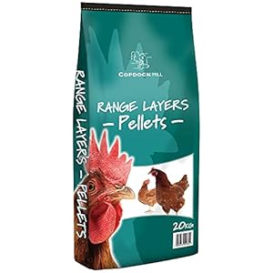 Copdock Mill Range Layers Pellets, 20kg Bag– Poultry Food for Chickens and Adult and Laying Poultry, Ducks, Geese…