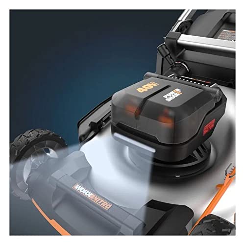 image for Worx 40V Cordless Lawn Mower, Electric Mower with Brushless Motor, 3-i