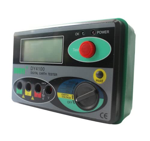 DY4100 Digital Earth Ground Resistance Tester Meter Megohmmeter 0~20/200/2000Ω