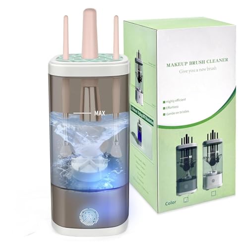 Electric Makeup Brush Cleaner, Portable Automatic USB Cosmetic Brushes Cleaner Machine, Automatic Makeup Brush Cleaner for Makeup Sponges and Brushes（ZZ2）