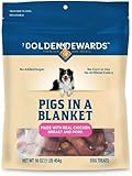 Rewards Pigs in a Blanket Dog Treats, 16 Oz, Air-Dried Jerky, Made with Real Chicken Breast and Pork, No Added Sugar, Corn, or Soy, Perfect for Training or Rewarding Dogs ~ 1 Pack.