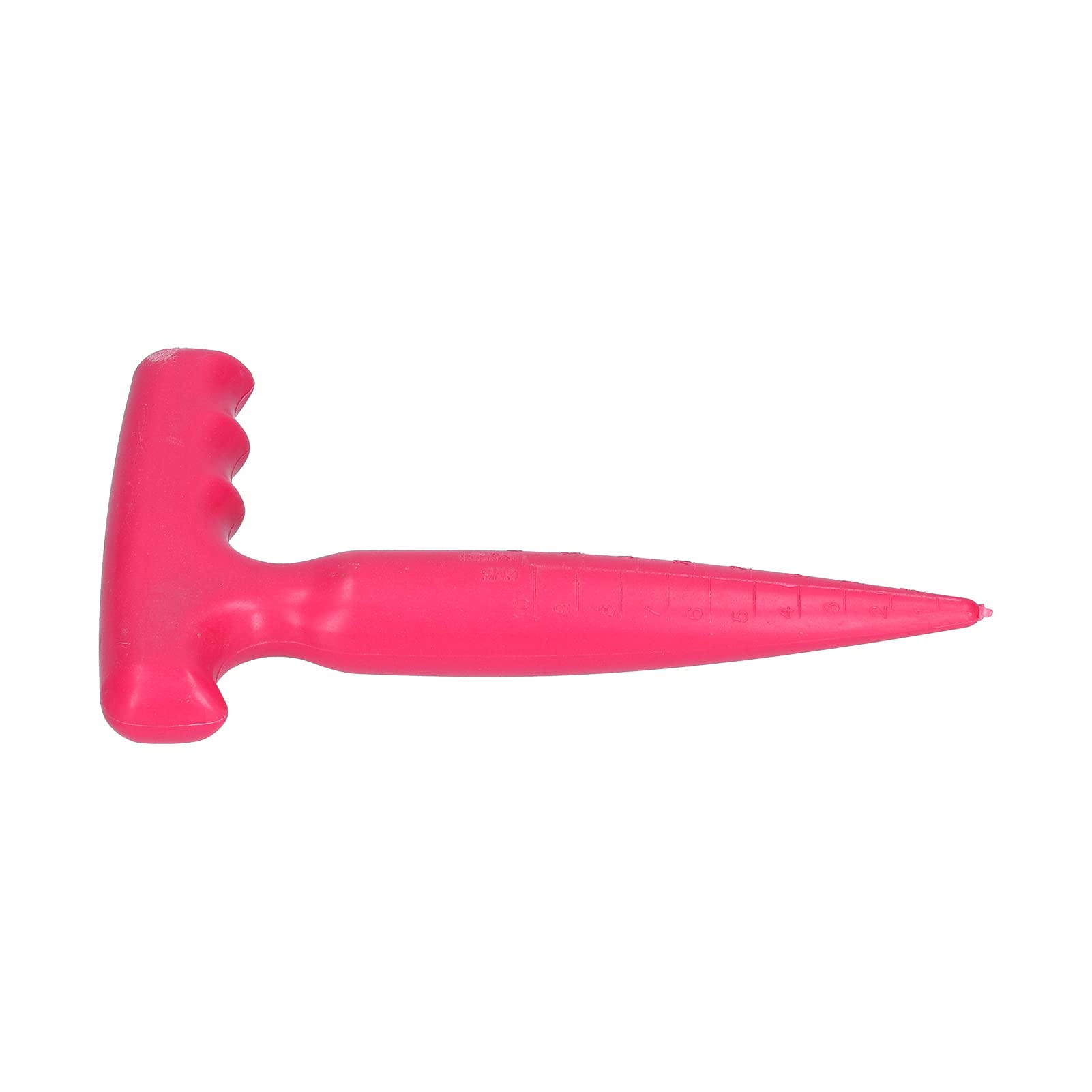 URRNDD Portable Plastic Hole Digger Seedling Puncher for Seedling Transplanting Planting Garden Supplies(Pink) Battery