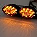 OSAN Indicadores de Freno de Moto Luces Trasera Led con Soporte de...