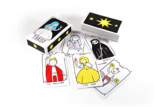 Apostrophe Games Tarot Größe Leere Spielkarten (Mattes Finish) 12 cm x 7 cm, 80 Leere Karten und Leere Box, Flash-Karten, Brettspielkarten, Studienführer & Notizkarten