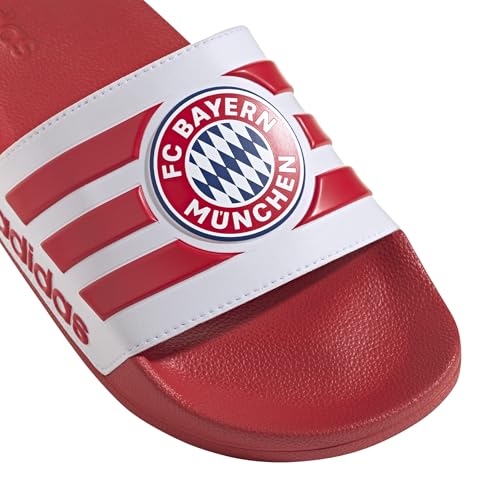 Image of adidas Mens Adilette Shower Arsenal Slides Casual Sandals Casual - Red