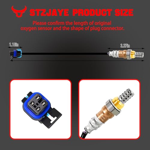Sensor de oxígeno 4 piezas STZJAYE compatible Chevrolet GMC miniatura 3
