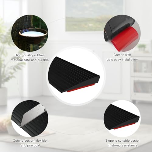 Rampe de seuil en caoutchouc autoadhésive 2m x 2cm barre de transition - 5