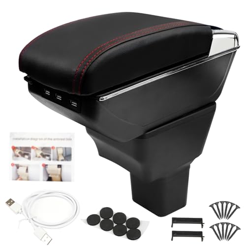 GSTP Center Console Armrest Compatible with Nissan Kicks 2016 2017