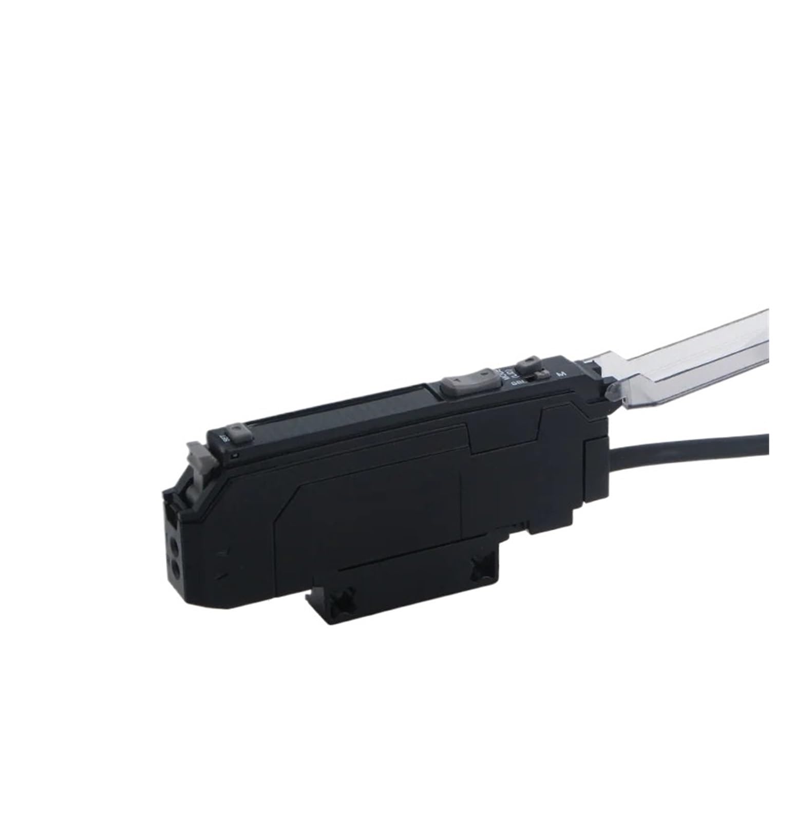 PXQCHAVLN Fiber Optic Sensor Amplifier high Precision 10-30V DC 3-Wire NPN PNP NA11 Digital Display photoelectric Switch(DN10 NPN)
