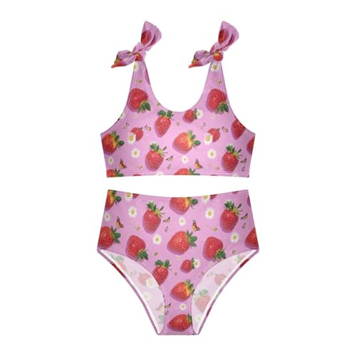 KLL Girl Toddler Swimsuit Cute Swim Suit for Girls with Adjustable Strap3