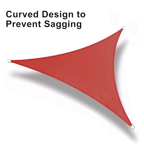 image for LOVE STORY 16' x 16' x 16' Triangle Sun Shade Sail Canopy Sunshade for