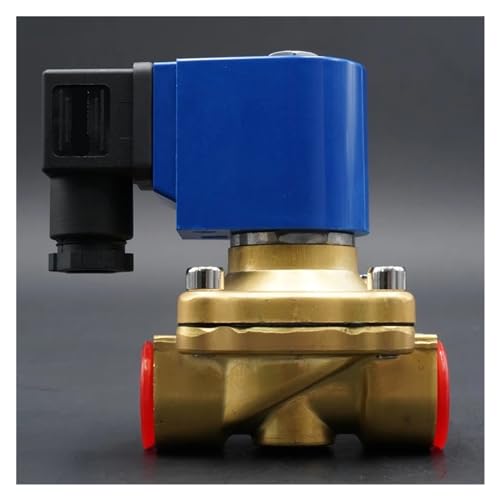 Électrovanne en laiton DC24V 1 inch normalement fermée action directe pour eau - 3