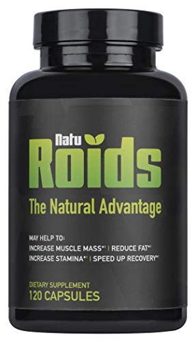 NatuRoids, Beta Ecdysterone Supplements, 600 mg- Natural Muscle Building Supplements, Increase Muscle Growth & Stamina, Helps Reduce Fat, All Natural, Plant-Based - 120 Capsules (Pack of 1)