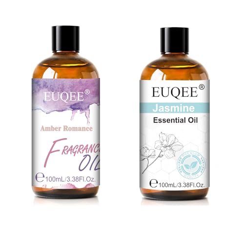 Aceite de fragancia Amber Romance 100 ml y aceite esencial Jazmín 100 ml